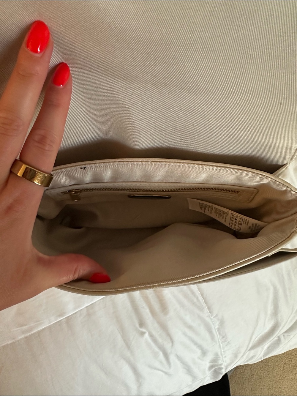 Cream Crossbody Bag - Picture 4 of 6